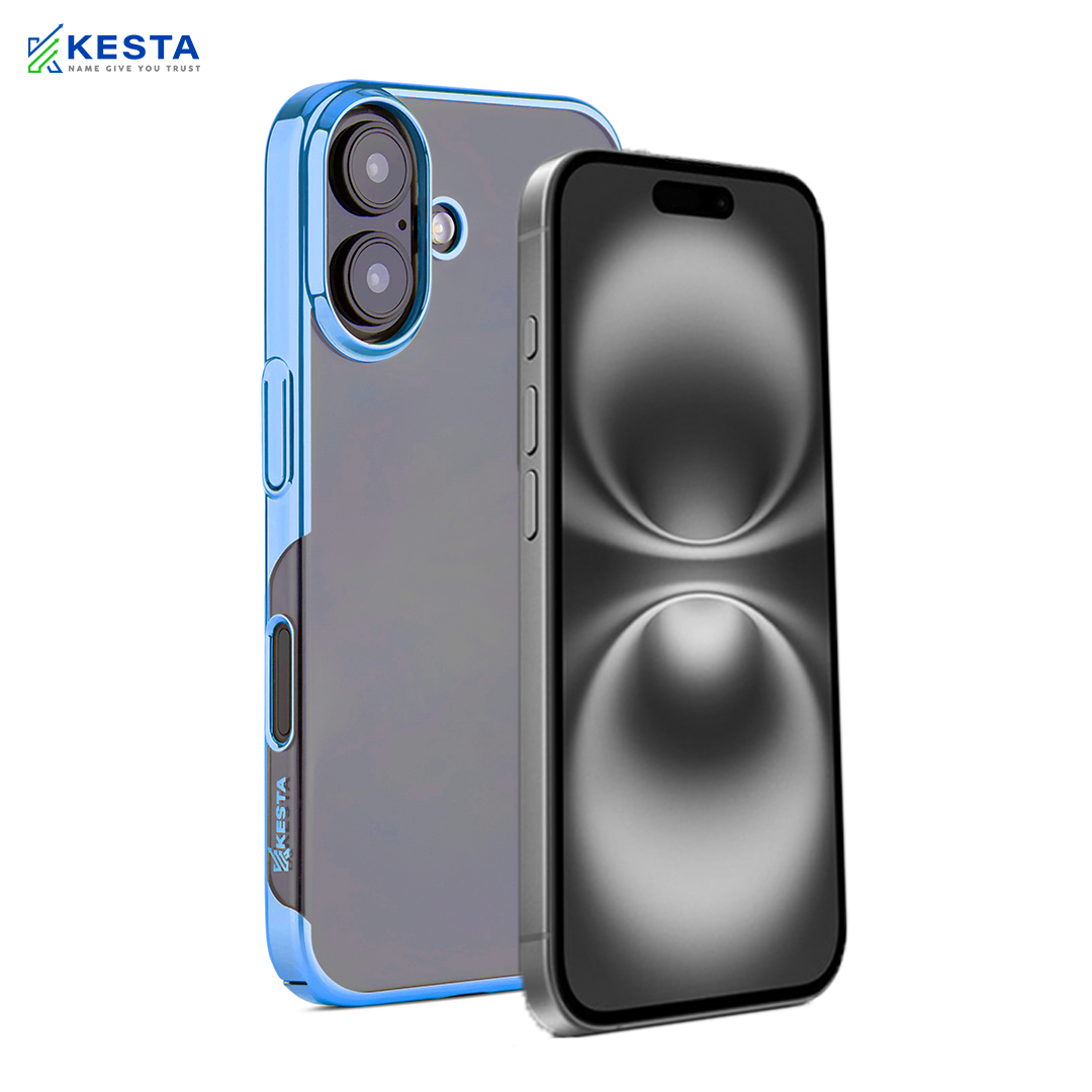 iPhone 17 Cover - New Blue Noble Transparent Case (Supports Irrelevent Drops)